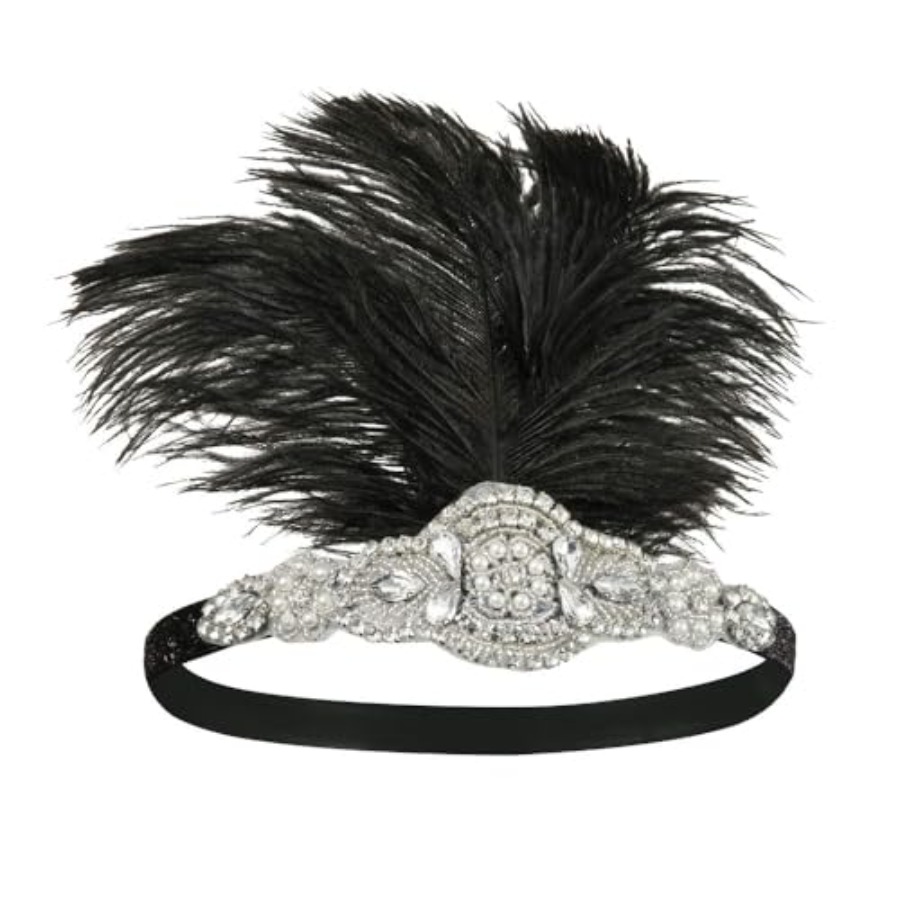 Vintage 1920s Flapper Headpiec - Men'S Accessories In The 1920S avaliação e preço