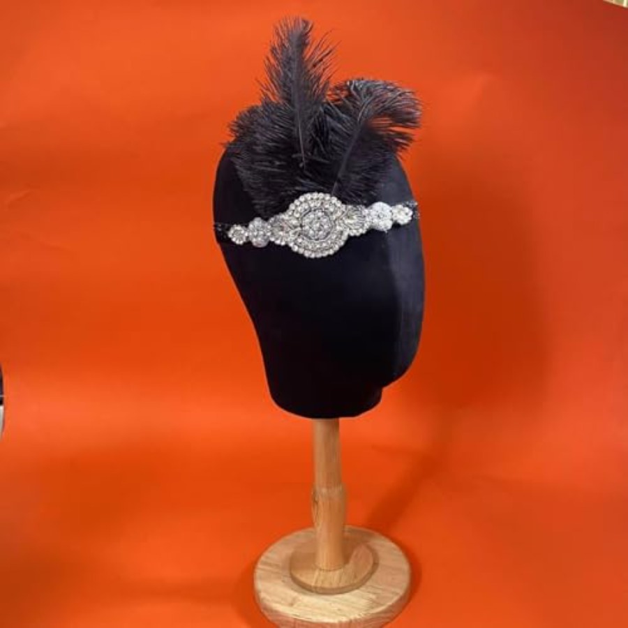 Vintage 1920s Flapper Headpiec - Men'S Accessories In The 1920S avaliação e preço