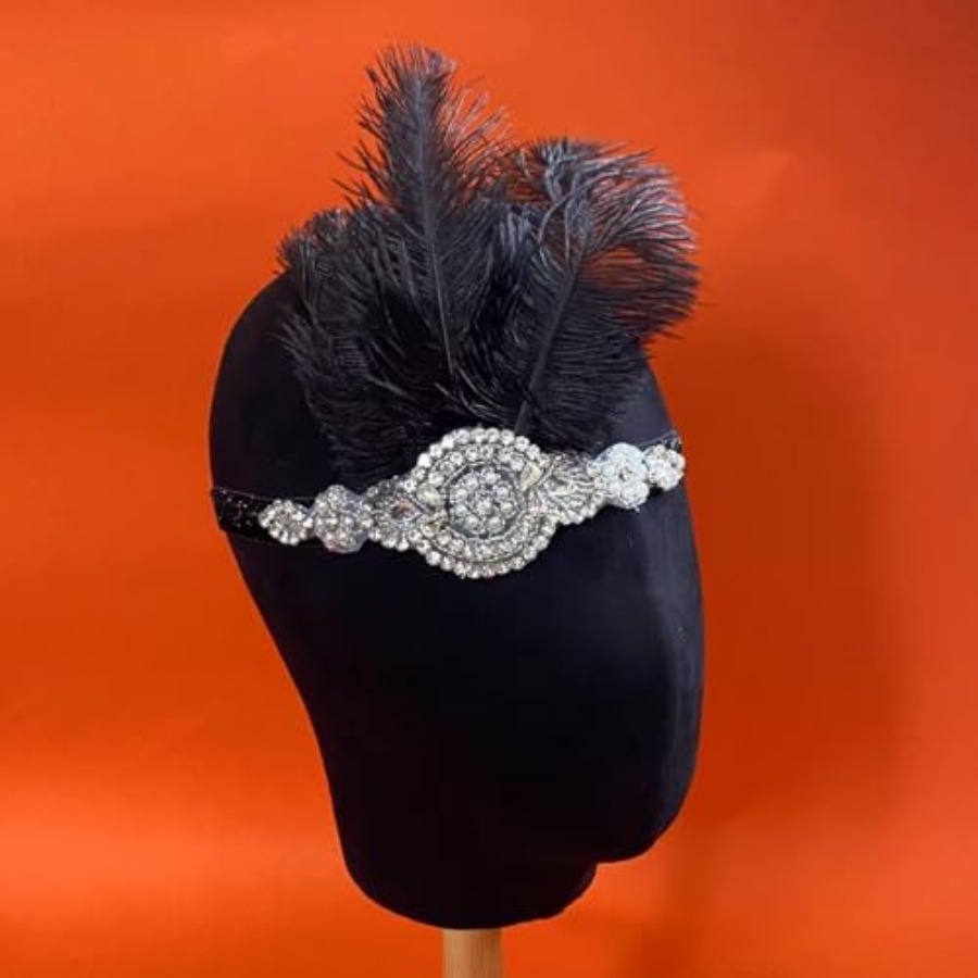 Vintage 1920s Flapper Headpiec - Men'S Accessories In The 1920S avaliação e preço