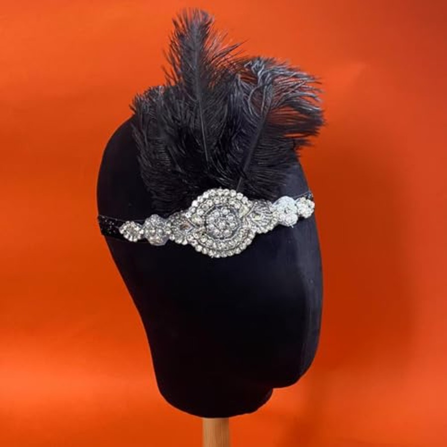 Vintage 1920s Flapper Headpiec - Men'S Accessories In The 1920S avaliação e preço