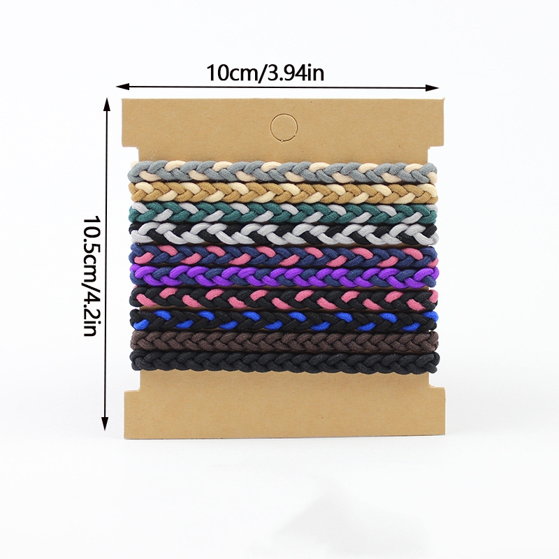 10pcs Boho Hair Ties Bracelets - Men Accessories Hand avaliação e preço