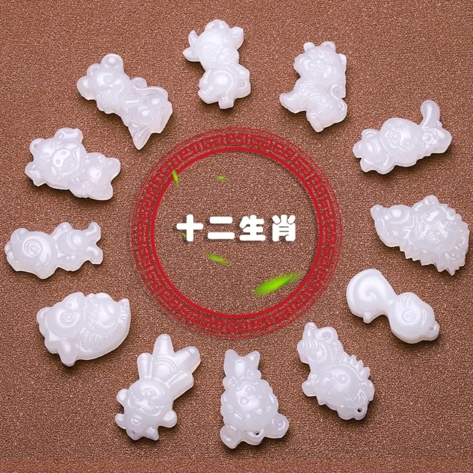 Natural Afghan White Jade Chin - Men Accessories Hand avaliação e preço