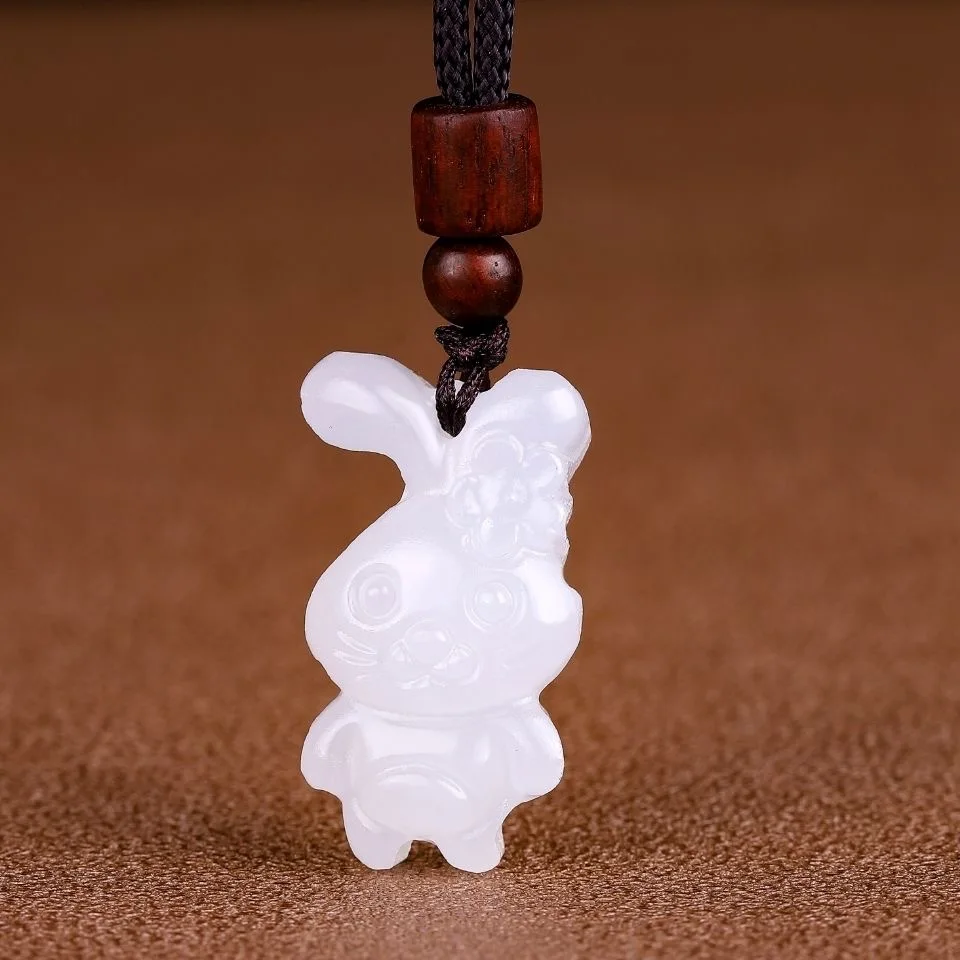 Natural Afghan White Jade Chin - Men Accessories Hand avaliação e preço