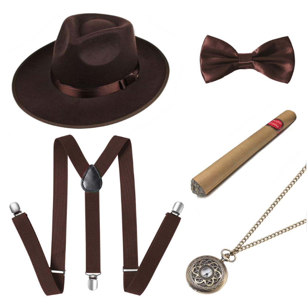 1920S Mens Great Gatsby Access - Men'S Accessories In The 1920S avaliação e preço
