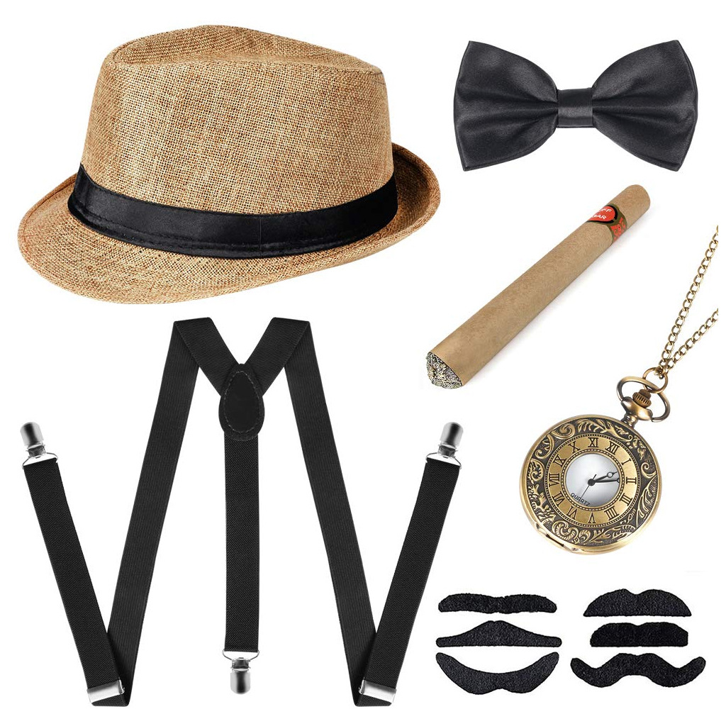 1920S Mens Great Gatsby Access - Men'S Accessories In The 1920S avaliação e preço
