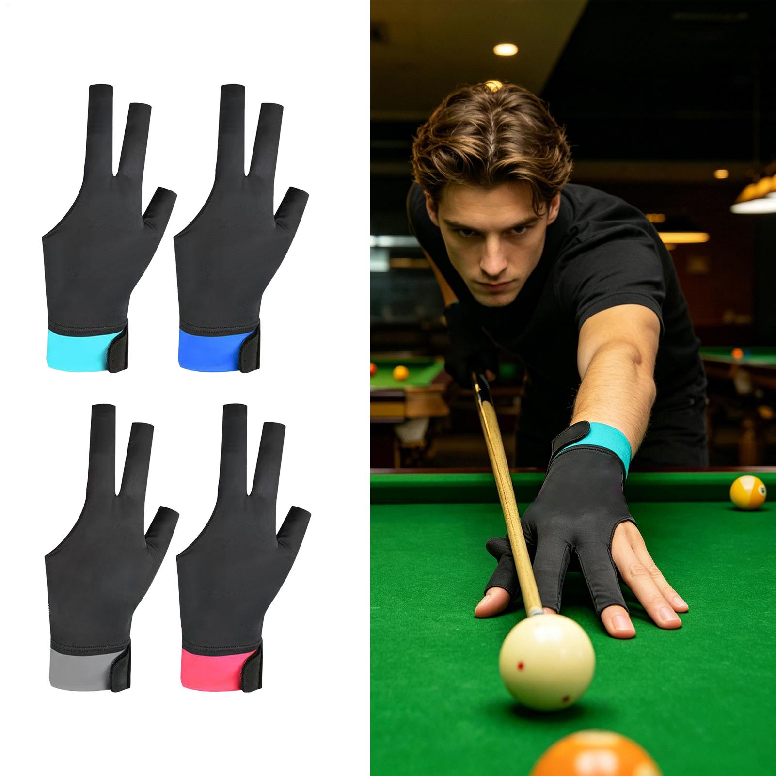 Pool Glove 3-Finger Anti-Slip  - Men Accessories Hand avaliação e preço