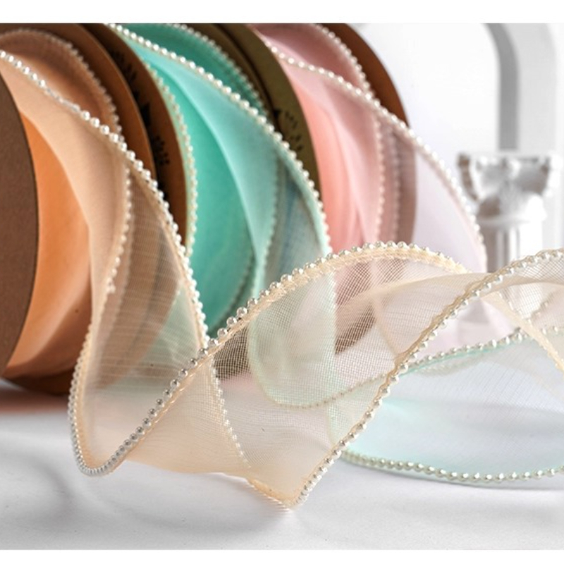 5meters/roll 4CM Width Pearl E - Men Accessories Bouquet avaliação e preço