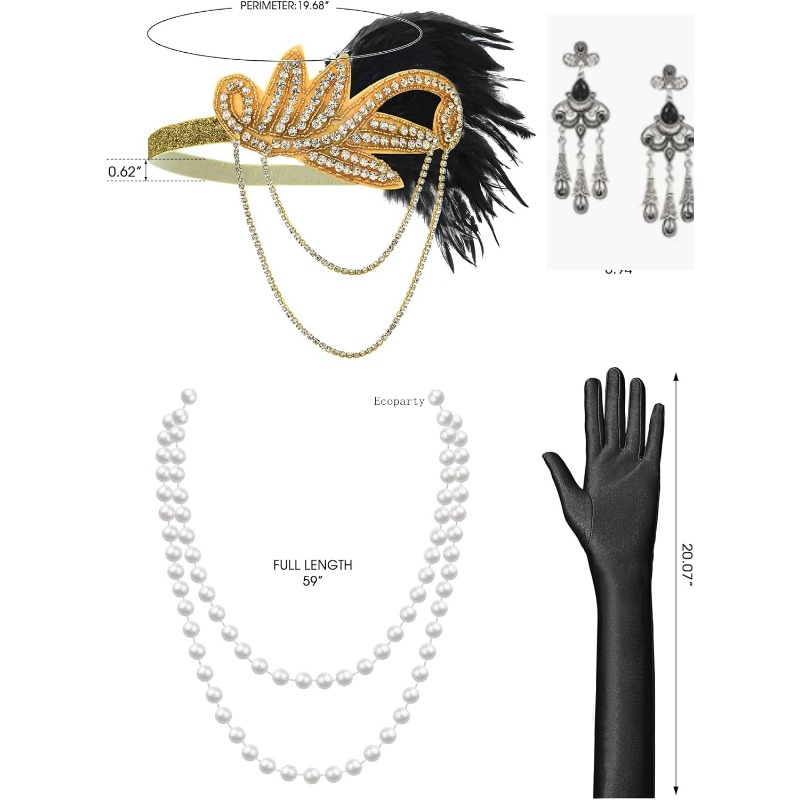 20er 1920s Dresses for Women,  - Men'S Accessories In The 1920S avaliação e preço
