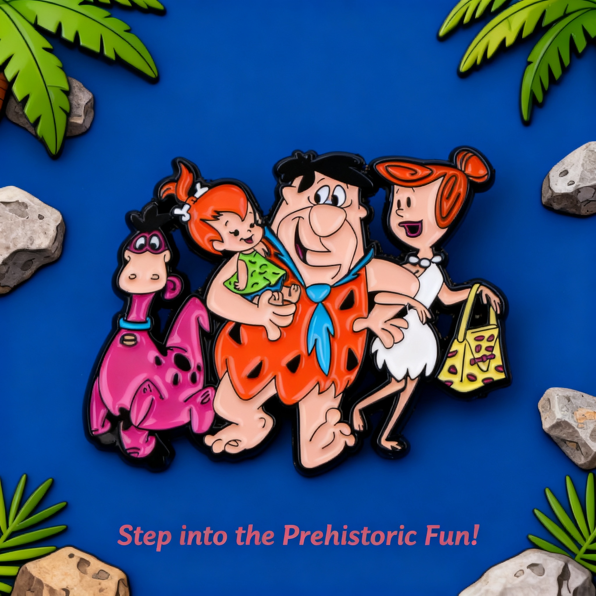 Cartoon Dinosaur Enamel Pin Ba - Men'S Accessories And Jewelry avaliação e preço