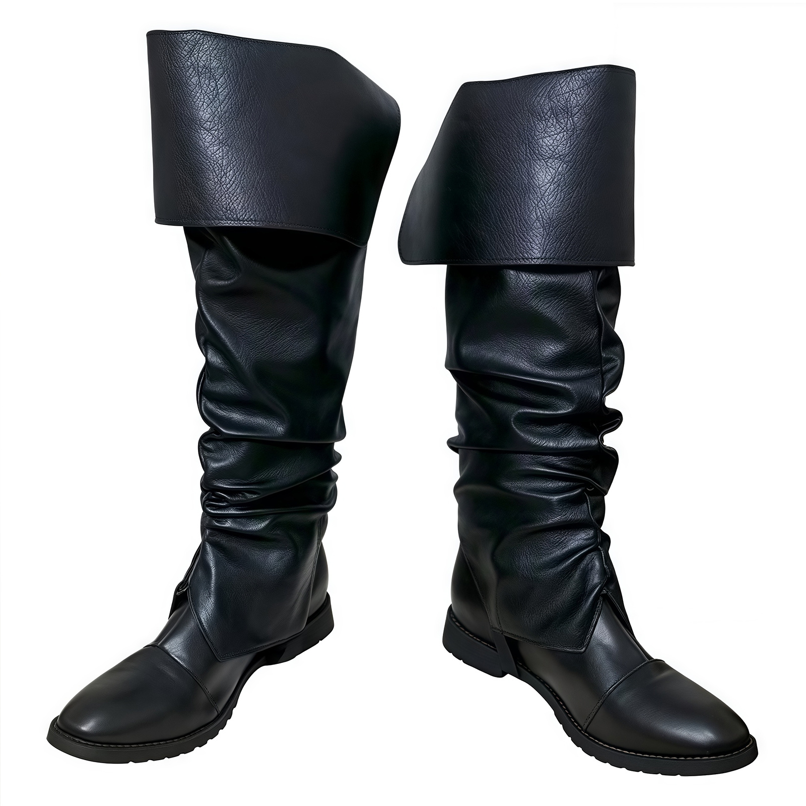 Medieval Pirate Boot Covers Ad - Men'S Viking Accessories avaliação e preço