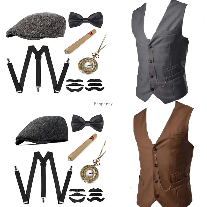 Men's Gangster Costume And Acc - Men'S Accessories In The 1920S avaliação e preço