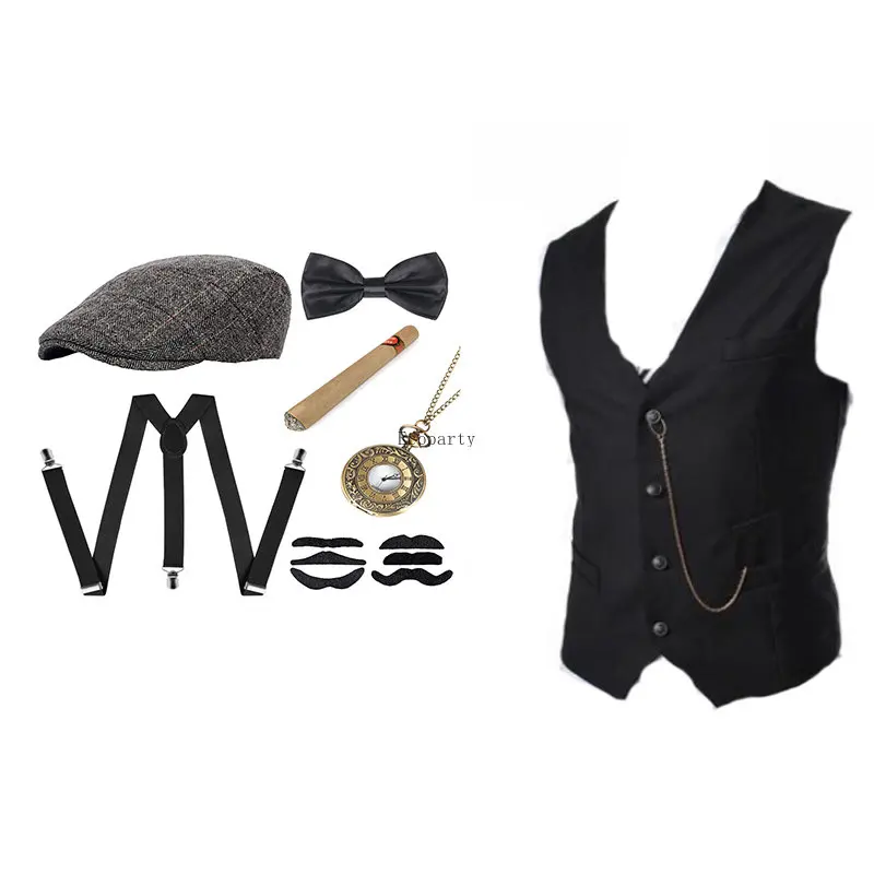 Men's Gangster Costume And Acc - Men'S Accessories In The 1920S avaliação e preço