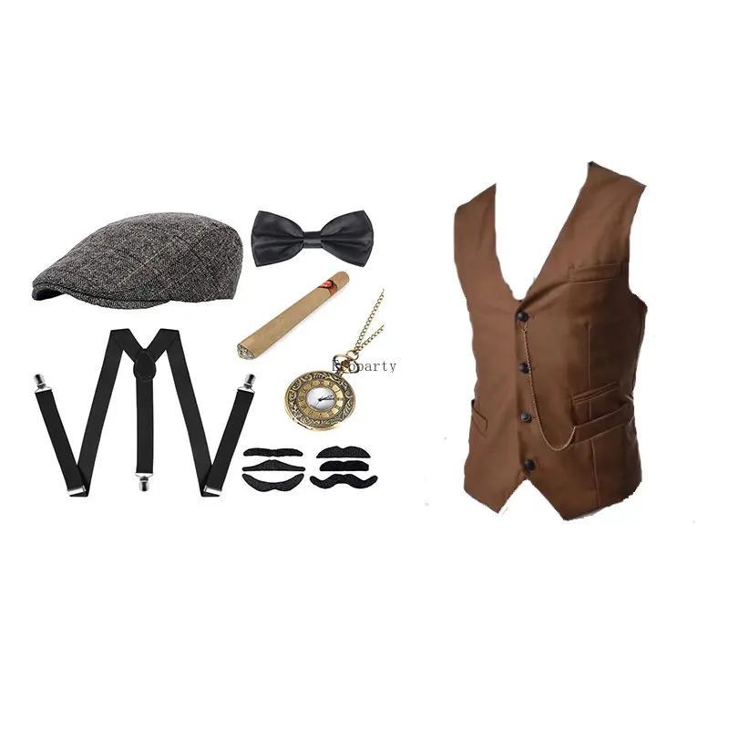 Men's Gangster Costume And Acc - Men'S Accessories In The 1920S avaliação e preço