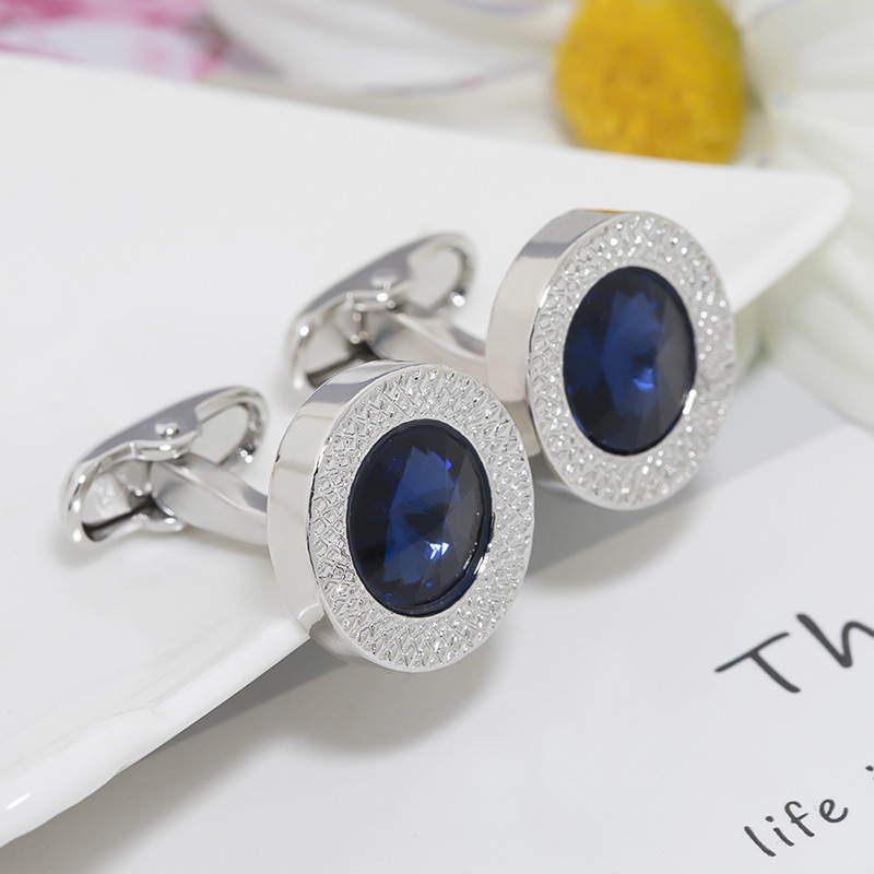 Hot Sale Cufflinks For Men Blu - Men'S Accessories Jewelry Sale avaliação e preço