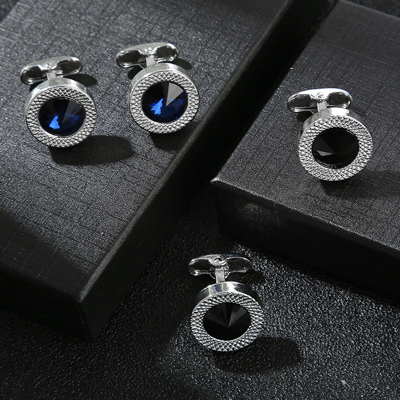 Hot Sale Cufflinks For Men Blu - Men'S Accessories Jewelry Sale avaliação e preço