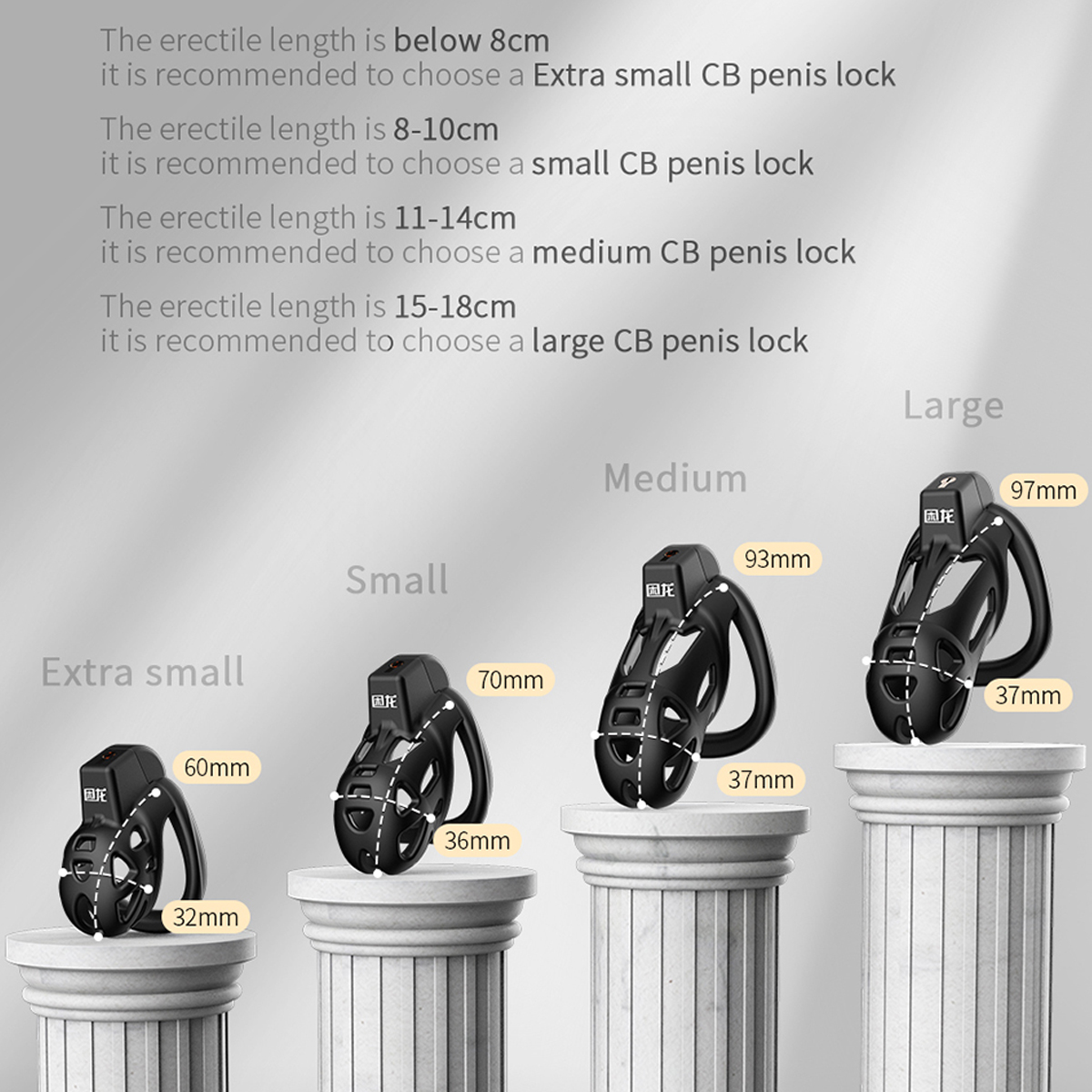 Male Chastity Cage Penis Lock  - Men Accessories Usa avaliação e preço