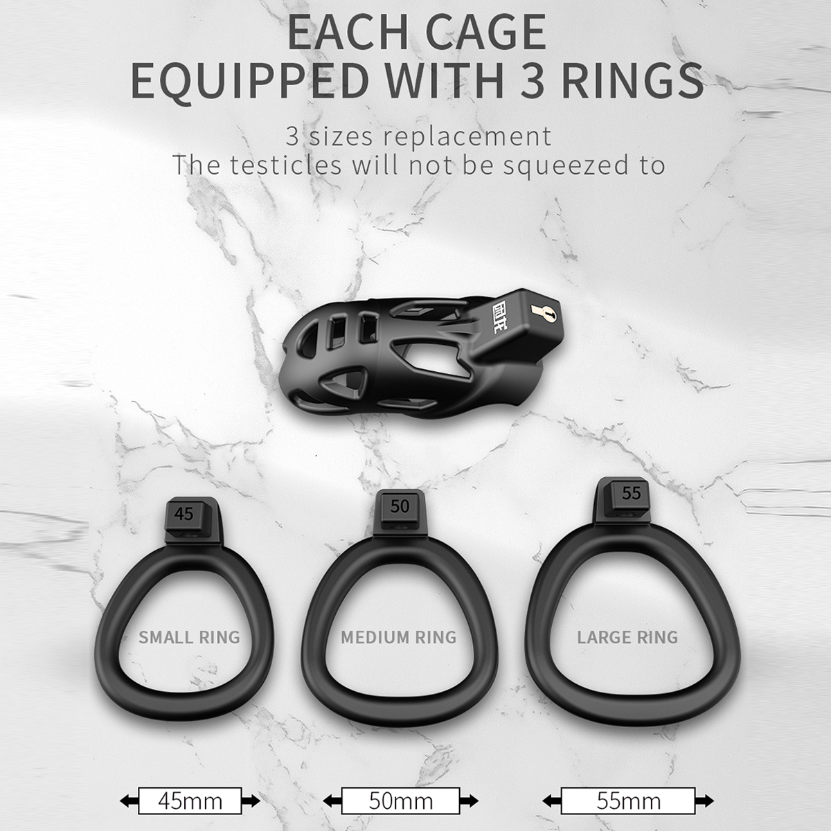 Male Chastity Cage Penis Lock  - Men Accessories Usa avaliação e preço