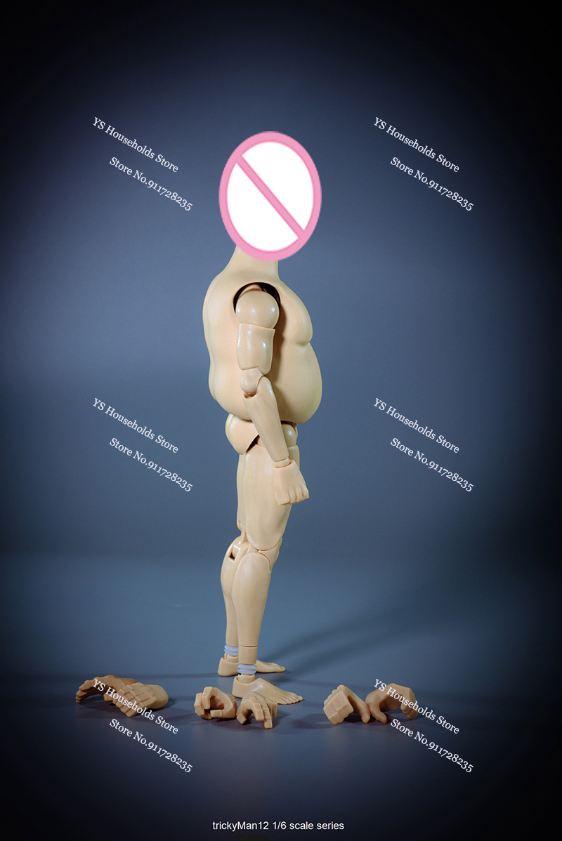 TrickyMan12 In Stock 1/6 Fat M - Men Accessories Hand avaliação e preço
