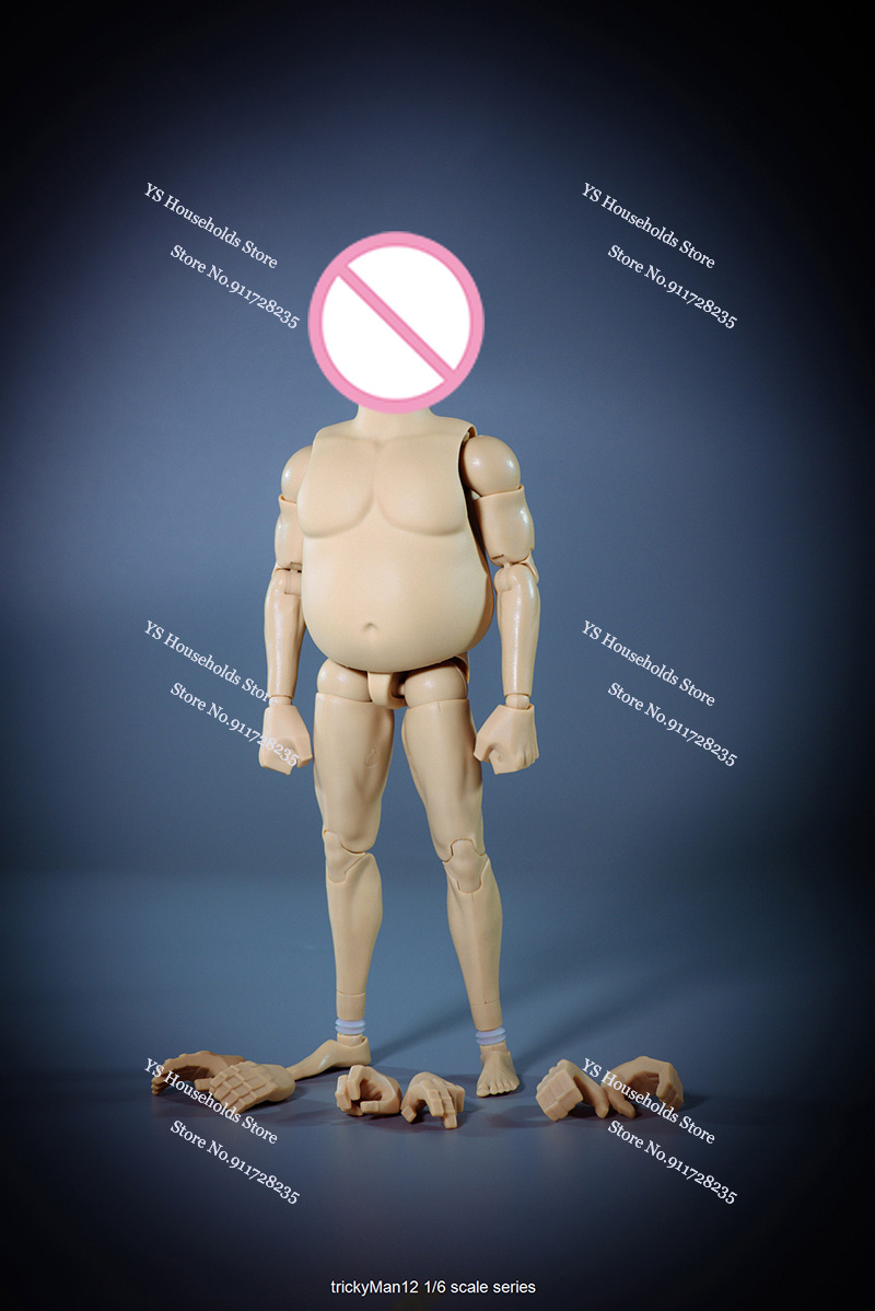 TrickyMan12 In Stock 1/6 Fat M - Men Accessories Hand avaliação e preço