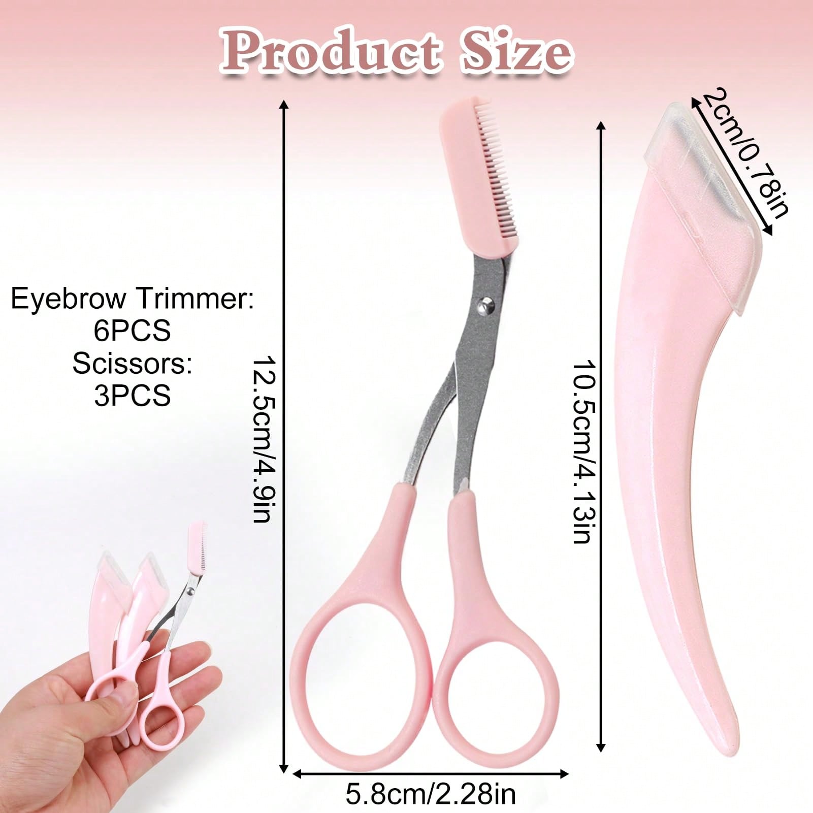 4pcs/2pcs/1pc Eyebrow Trimmer  - Men'S Accessories Types avaliação e preço