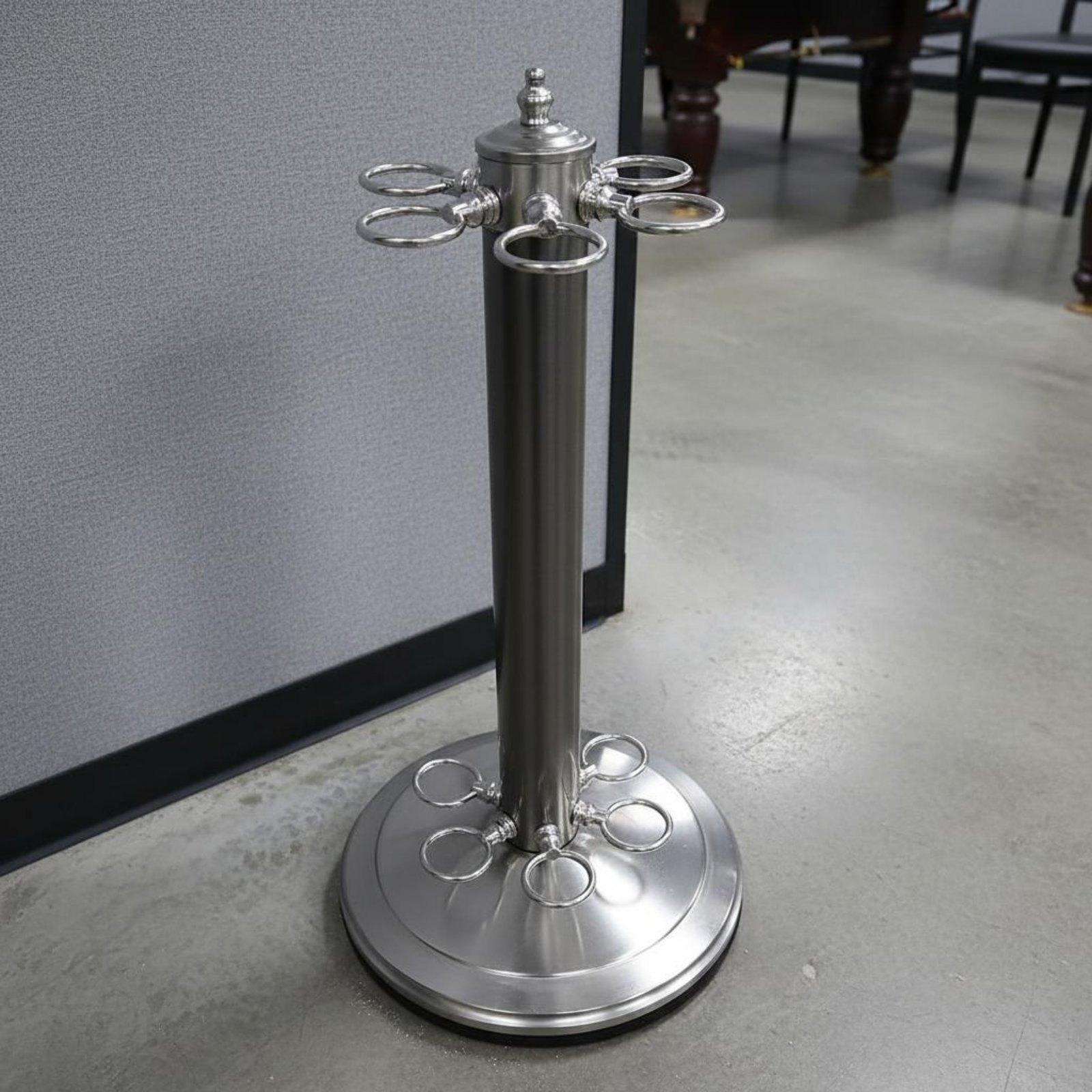 Metal Billiard Cue Rack Stable - Men'S Accessories Rack avaliação e preço
