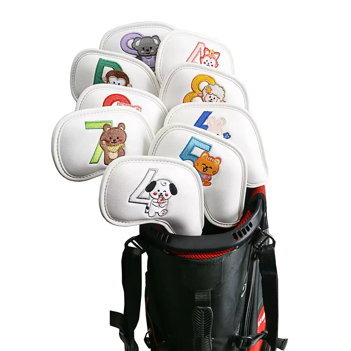9Pcs Cute Cartoon Animal Golf  - Men Accessories Usa avaliação e preço