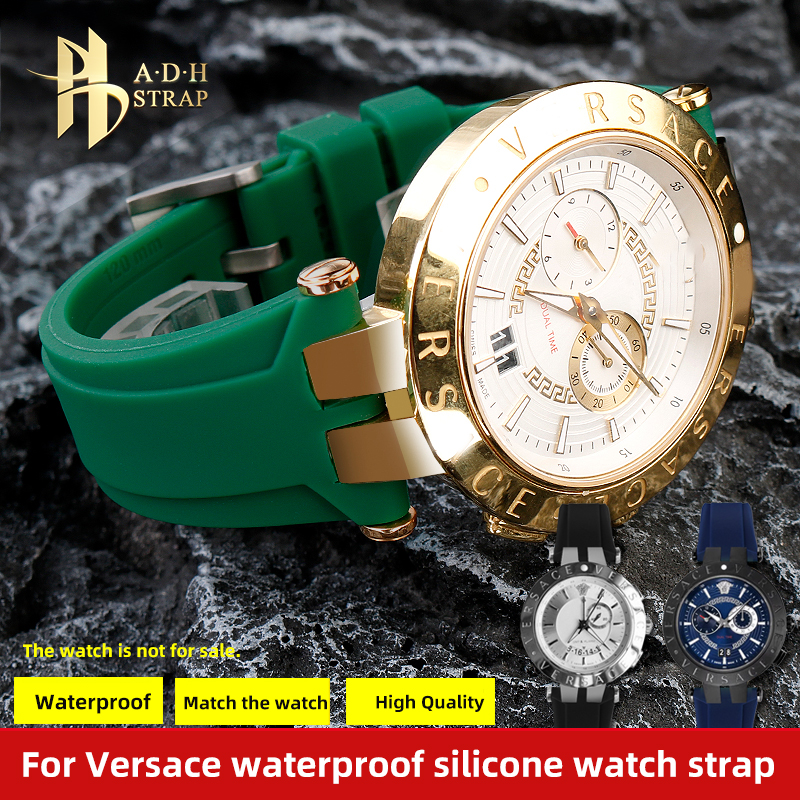 Special Concave Watch Strap Fo - Men'S Versace Accessories avaliação e preço