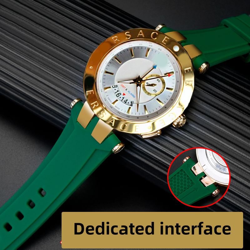 Special Concave Watch Strap Fo - Men'S Versace Accessories avaliação e preço