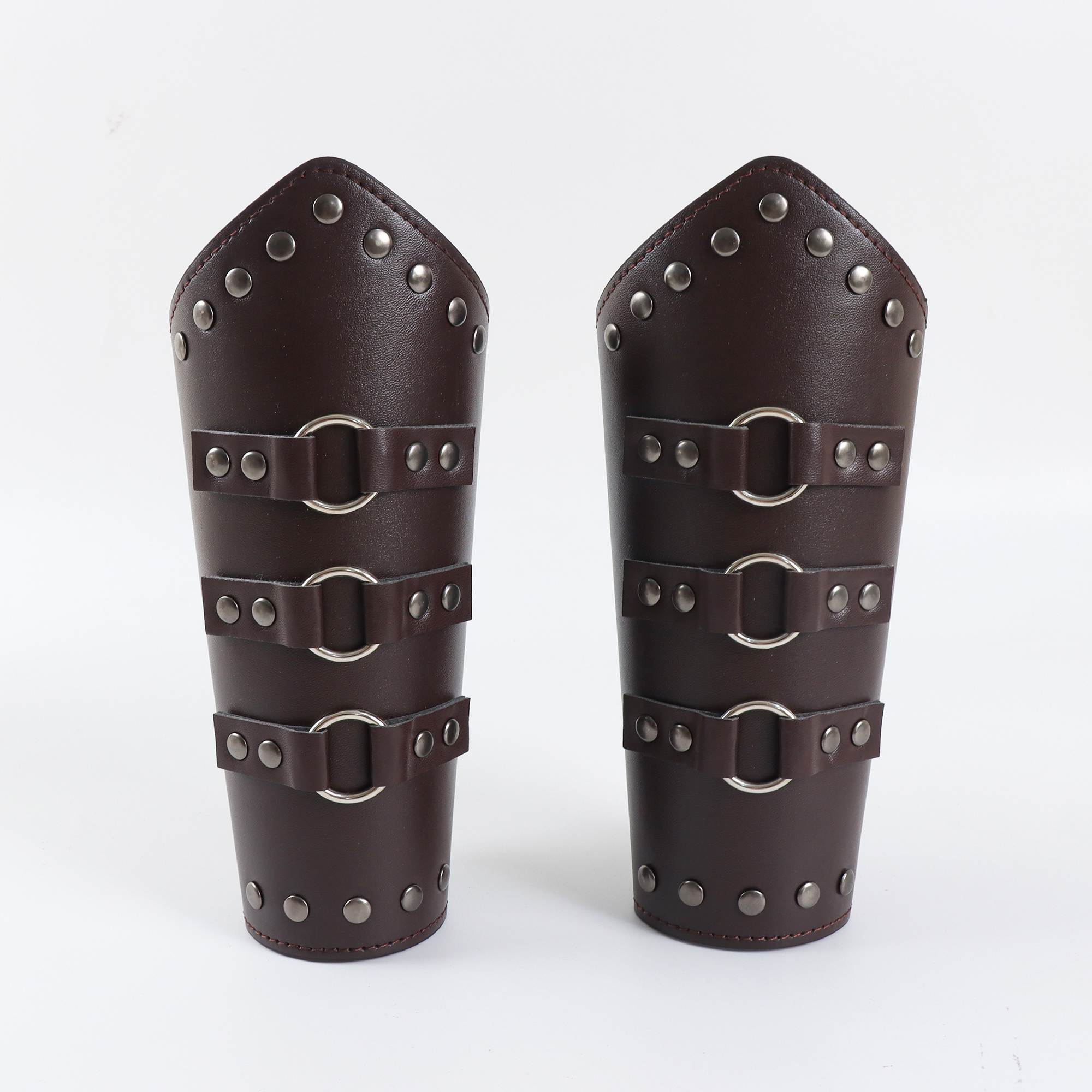 Men Medieval Cosplay PU Leathe - Men'S Viking Accessories avaliação e preço