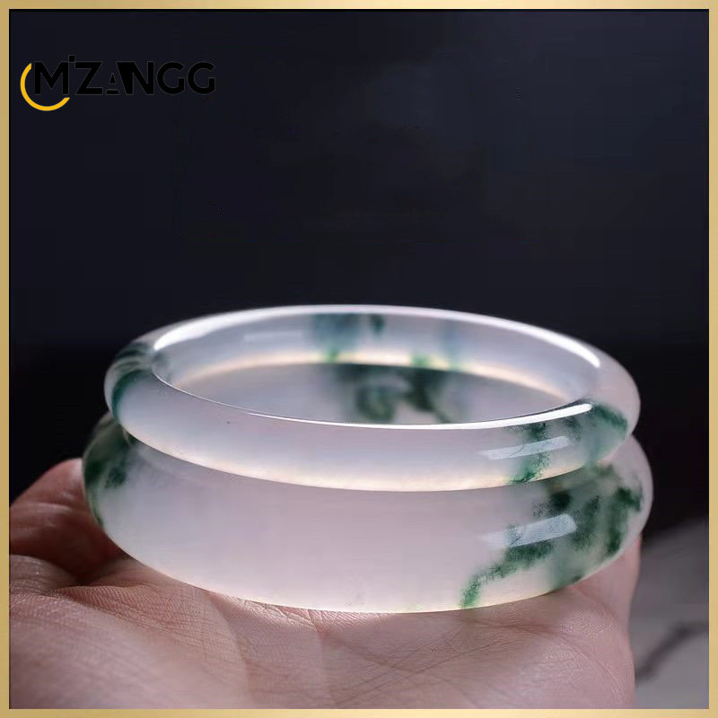 Natural Green Jadeite Bangle J - Men Accessories Hand avaliação e preço