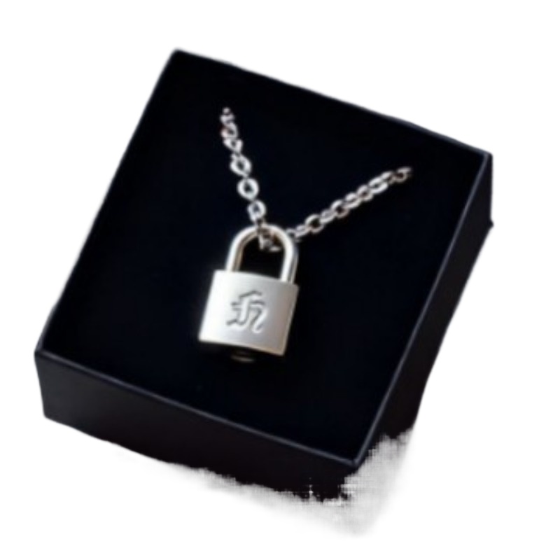 Smooth Matte Finish Metal Lock - Men'S Accessories And Jewelry avaliação e preço