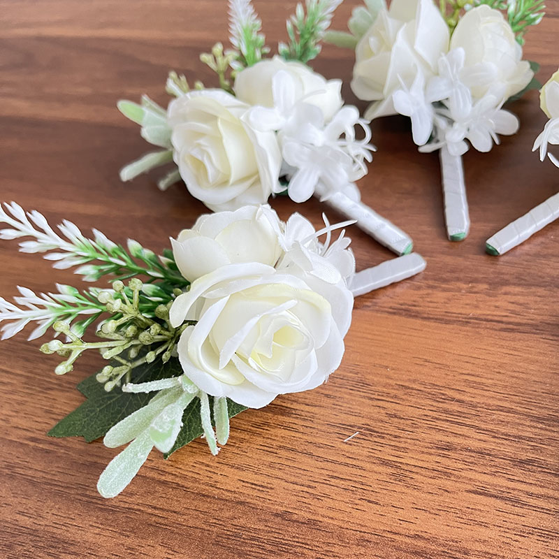 Boutonniere Wedding Party Acce - Men Accessories Bouquet avaliação e preço