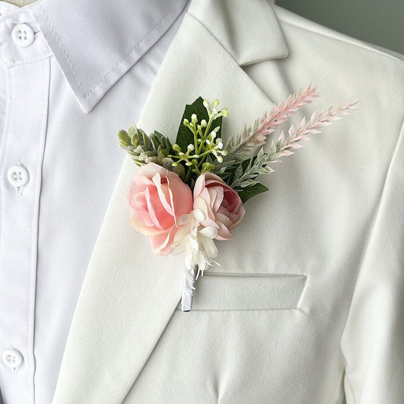 Boutonniere Wedding Party Acce - Men Accessories Bouquet avaliação e preço
