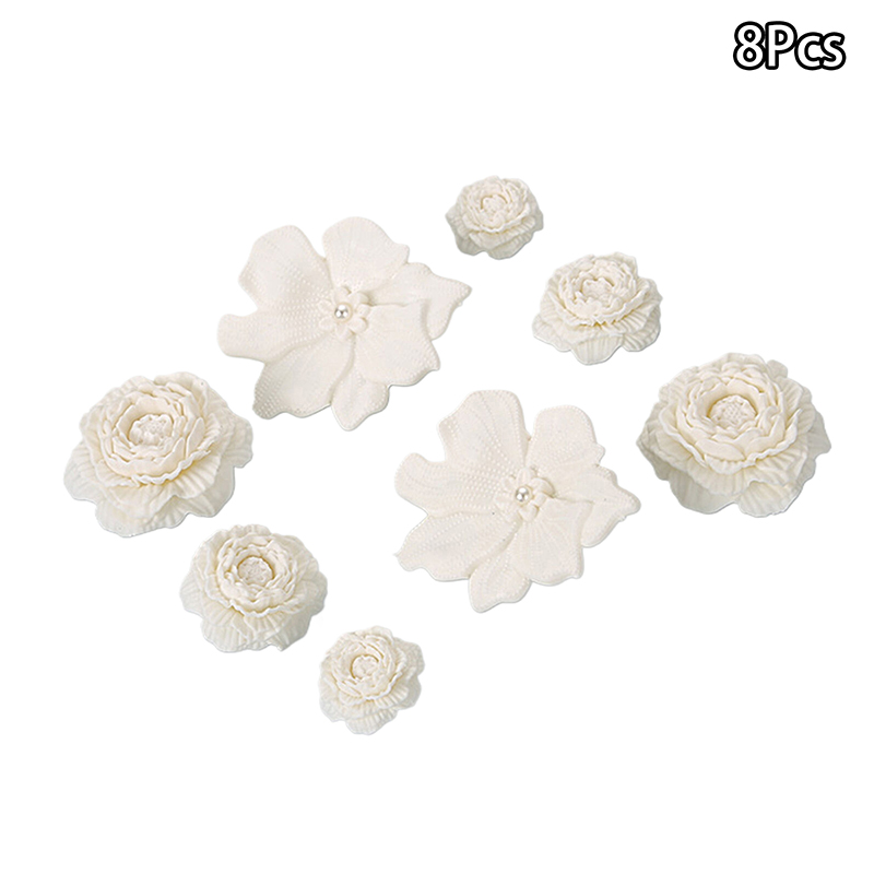 8/17Pcs DIY 3D Flowers Shoes D - Men Accessories Bouquet avaliação e preço