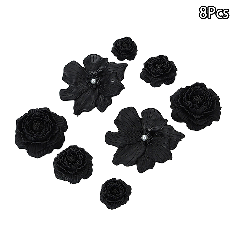 8/17Pcs DIY 3D Flowers Shoes D - Men Accessories Bouquet avaliação e preço