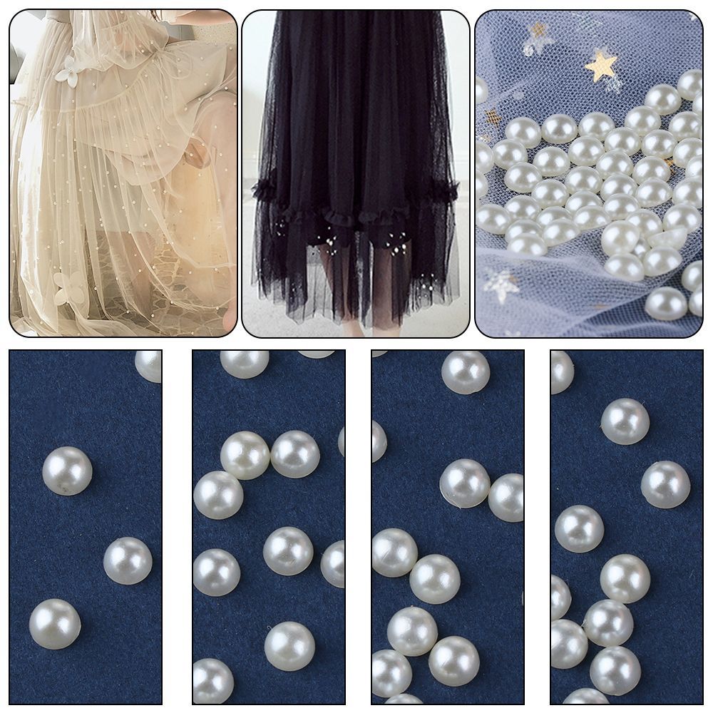 30/50pcs Half Round Pearl Rive - Men'S Accessories Rack avaliação e preço