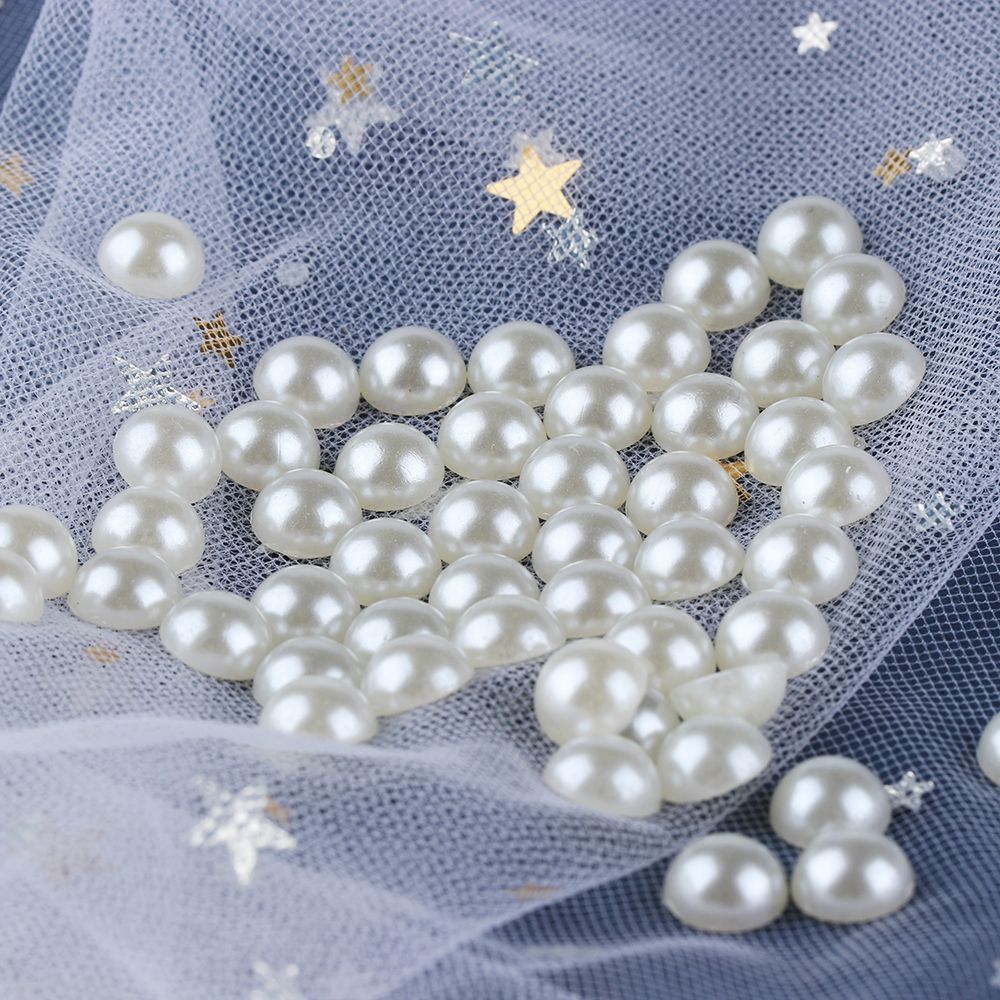 30/50pcs Half Round Pearl Rive - Men'S Accessories Rack avaliação e preço