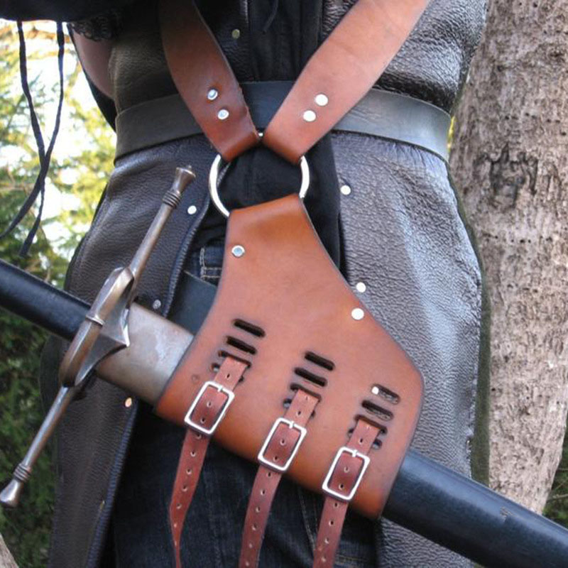 Medieval Shoulder Strap Sword  - Men'S Viking Accessories avaliação e preço