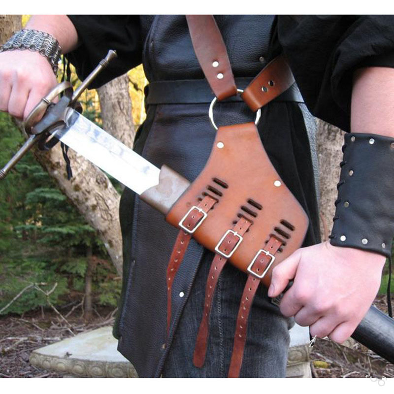 Medieval Shoulder Strap Sword  - Men'S Viking Accessories avaliação e preço