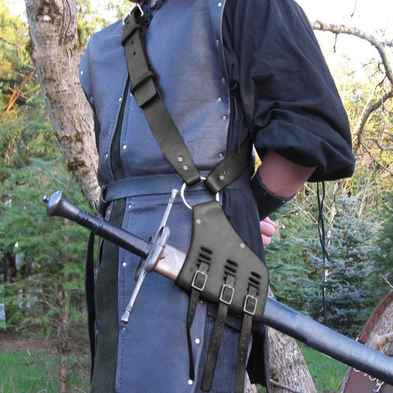 Medieval Shoulder Strap Sword  - Men'S Viking Accessories avaliação e preço