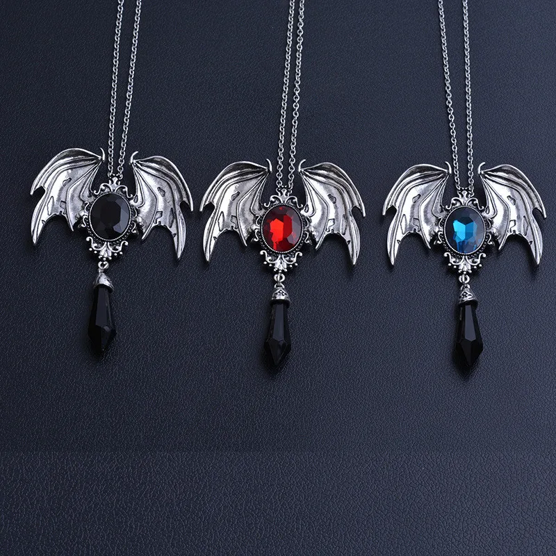 Bat Necklace Women Men Gothic  - Men'S Accessories Jewelry Sale avaliação e preço