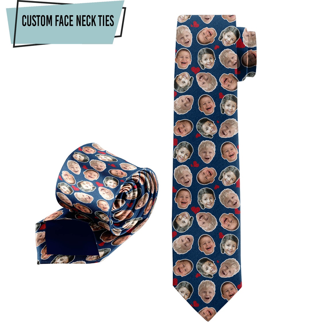 Personalize Your Photo Tie Fac - Men Accessories Photos avaliação e preço